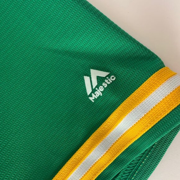 Oakland Athletics MLB Green Majestic Cool Base Jersey Mens Large - Picture 5 of 7